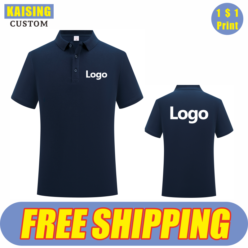 Embroidery Uniforms - KAISING คุณภาพสูงผ้าฝ้ายเสื้อโปโลพิมพ์โลโก้ที่กำหนดเองส่วนบุคคลเสื้อสตรีเย็บปักถักร้อยในช่วงฤดูร้อนสำหรับผู้ชายและผู้หญิงเสื้อผ้า S-4X