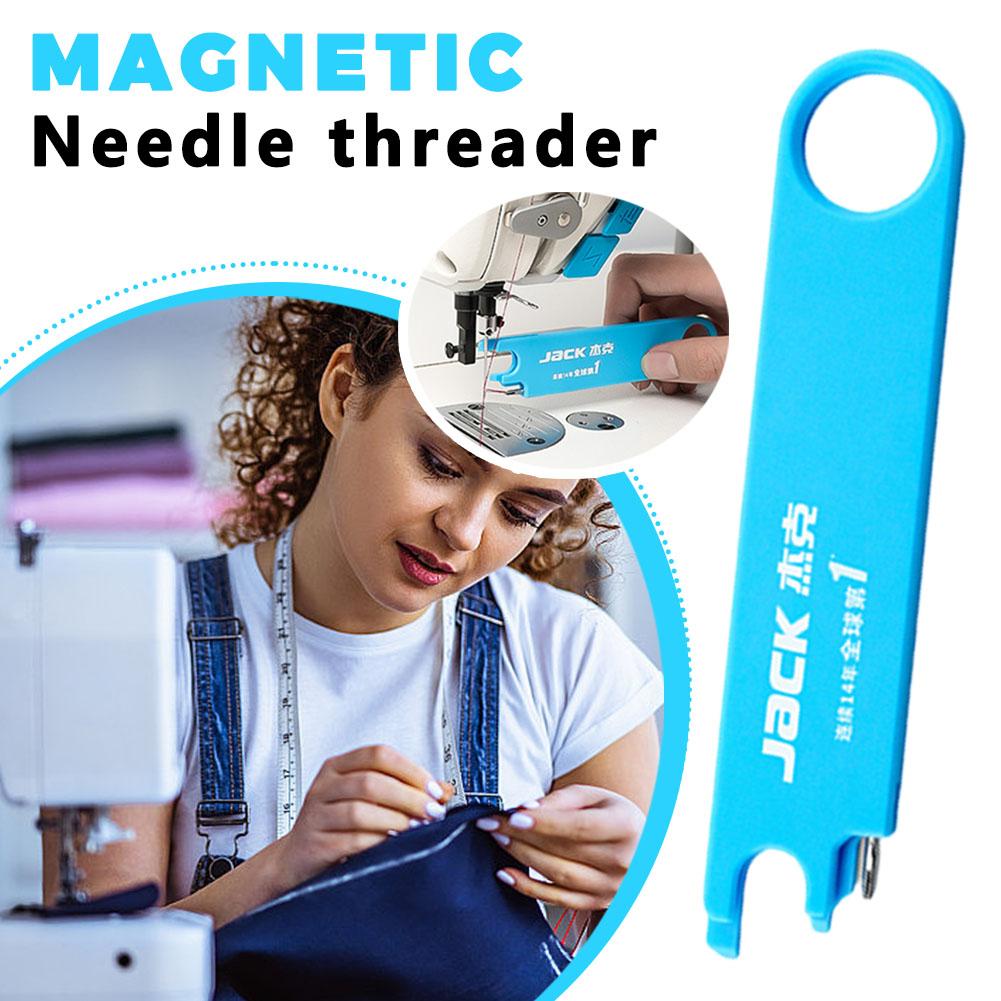 Embroidery Software - เครื่องร้อยด้ายแม่เหล็กแบบแจ็ค พร้อมแว่นขยายและไม้บรรทัด – เครื่องมือร้อยด้ายง่ายๆ ภายในหนึ่งวินาที สำหรับงานเย็บปักถักร้อย