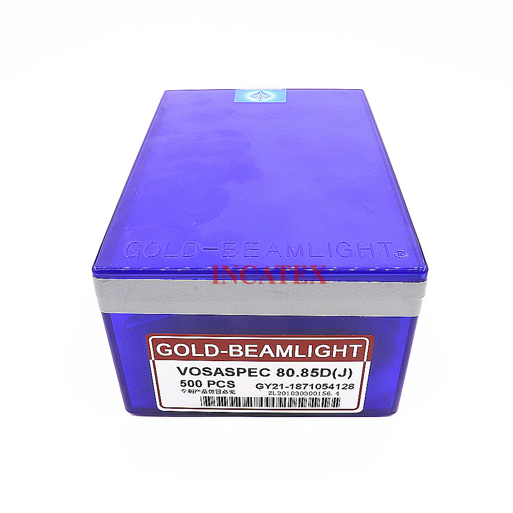 Embroidery Machine China - 500 ชิ้นของแท้ Gold Beamlight ถักเข็ม VosaSpec