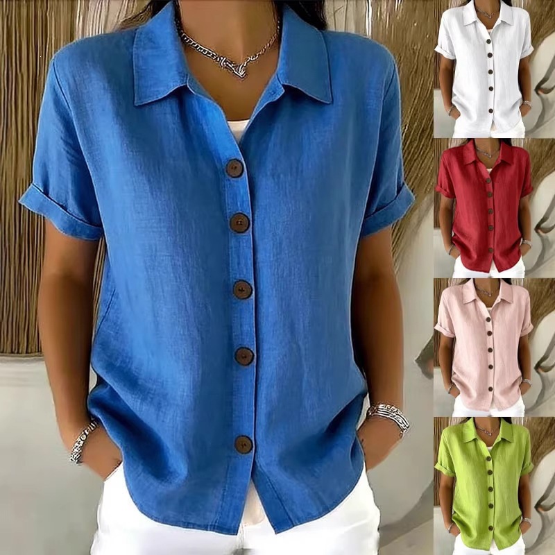 เสื้อเชิ้ตผ้าฝ้ายลินินสำหรับผู - Embroidery Online บทวิจารณ์และราคา