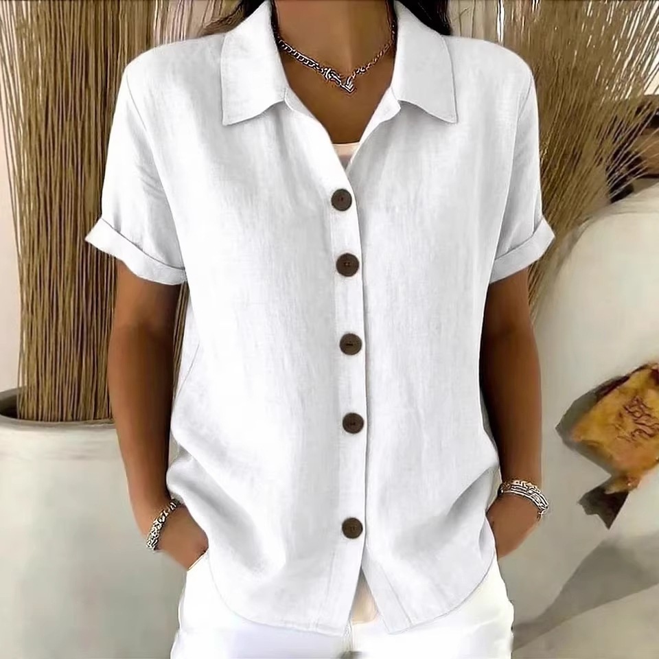 เสื้อเชิ้ตผ้าฝ้ายลินินสำหรับผู - Embroidery Online บทวิจารณ์และราคา