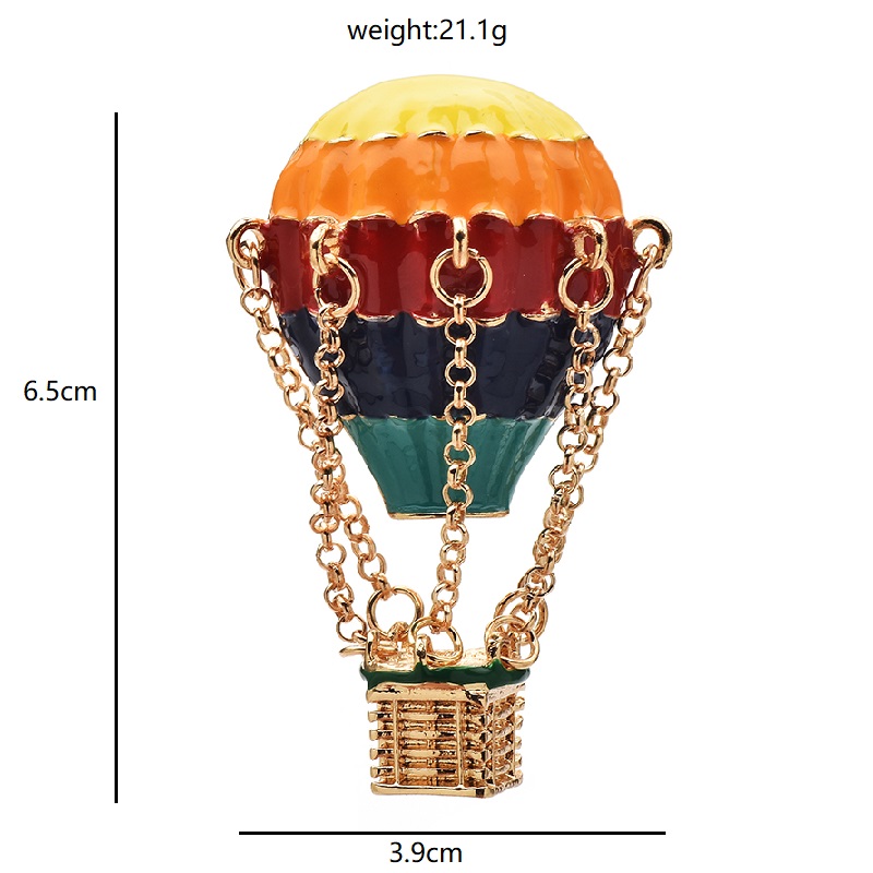เข็มกลัดรูปบอลลูนเคลือบสีหลากส - Embroidery Bali บทวิจารณ์และราคา
