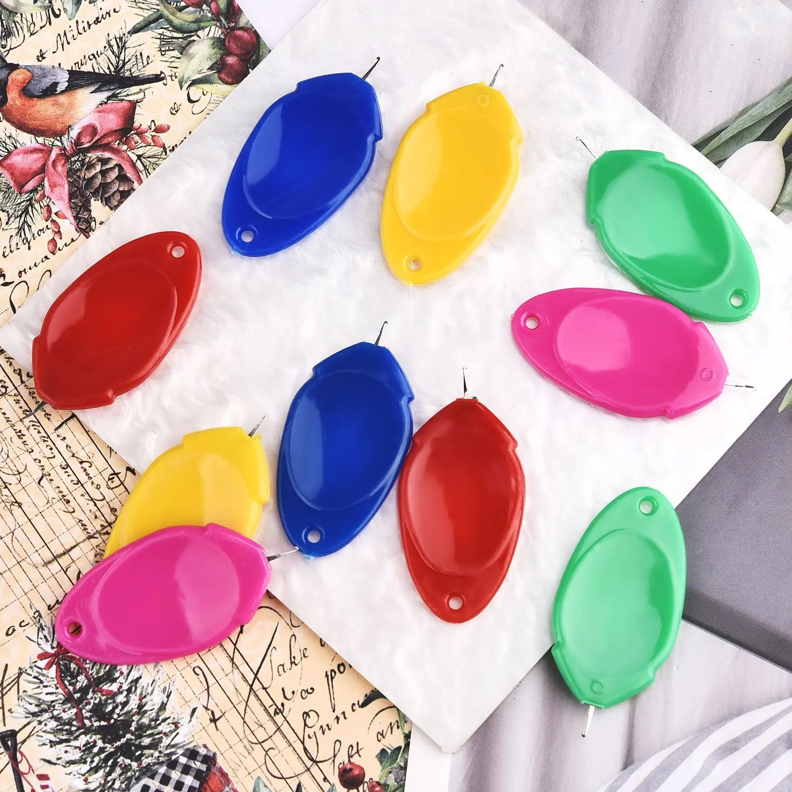 10Pcs เข็ม Threader ผู้สูงอายุ - Embroidery Software บทวิจารณ์และราคา