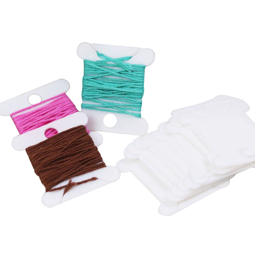 30 ชิ้นพลาสติกไหมขัดฟัน Bobbin - Embroidery Software บทวิจารณ์และราคา