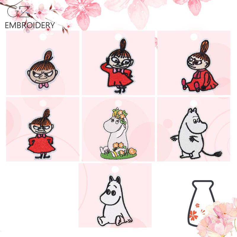 แพทช์ปักลายการ์ตูนมูมินน่ารัก  - Embroidery Patch บทวิจารณ์และราคา