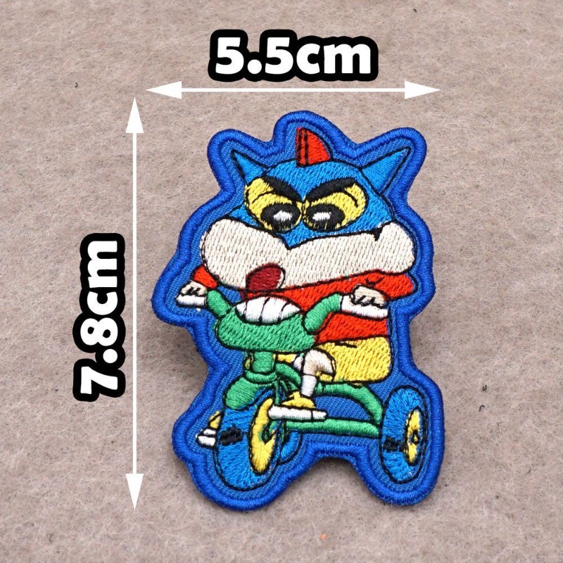 สติกเกอร์ผ้าปักลายการ์ตูนชินจั - Embroidery Patch บทวิจารณ์และราคา