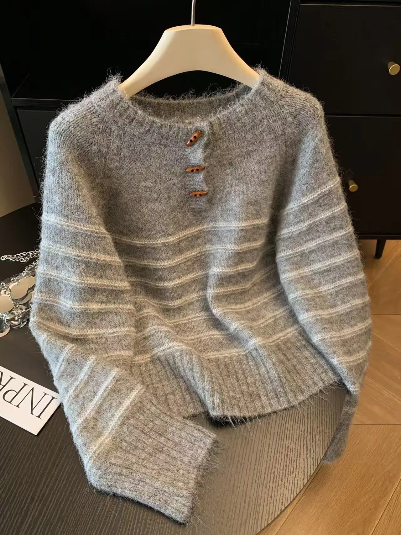 เสื้อสเวตเตอร์ไหมพรมแคชเมียร์ล - Embroidery Fashion บทวิจารณ์และราคา