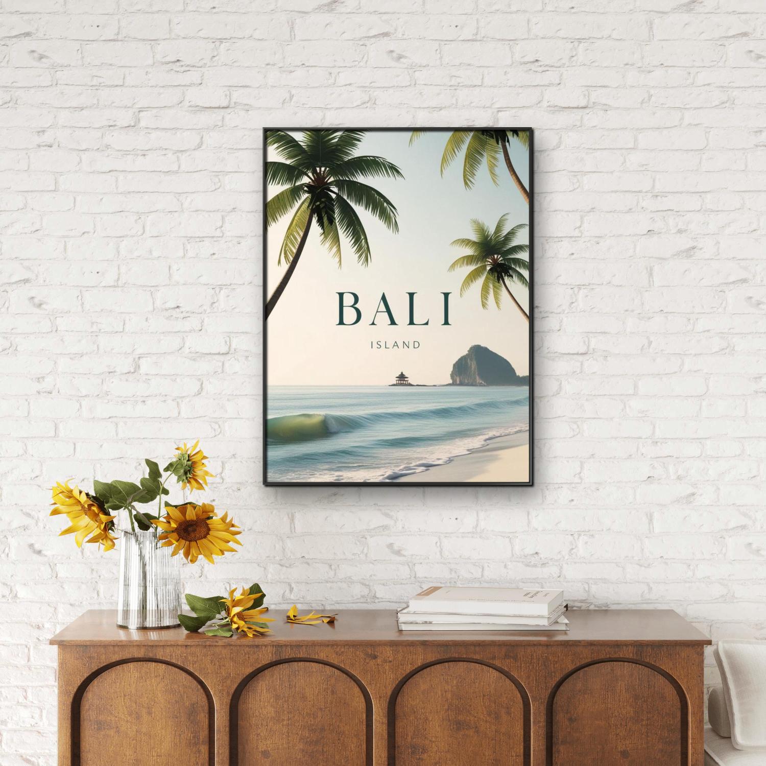ภาพวาดเพชร DIY ลายวิวเกาะบาหลี - Embroidery Bali บทวิจารณ์และราคา
