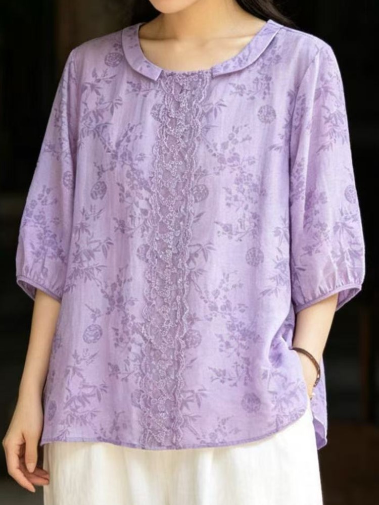 เสื้อชีฟองฤดูร้อนพร้อมงานปักศิ - Embroidery Artist บทวิจารณ์และราคา