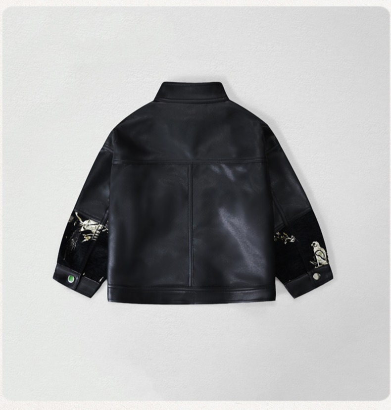 เสื้อแจ็คเก็ตหนัง PU ปักลายมอเ - Embroidery Uniforms บทวิจารณ์และราคา