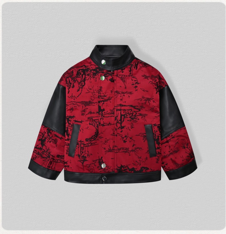 เสื้อแจ็คเก็ตหนัง PU ปักลายมอเ - Embroidery Uniforms บทวิจารณ์และราคา