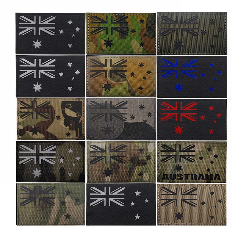 Australian Flag Patch ผ้าเย็บป - Embroidery In Australia บทวิจารณ์และราคา