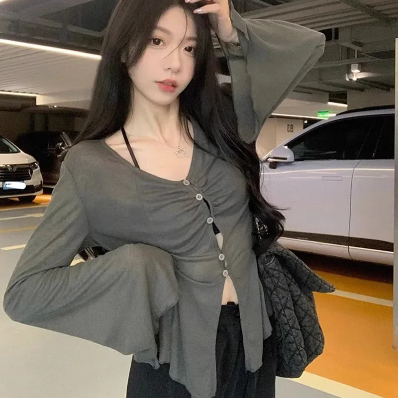 เสื้อเชิ้ตแขนบานโปร่ง - เสื้อเ - Embroidery Fashion บทวิจารณ์และราคา