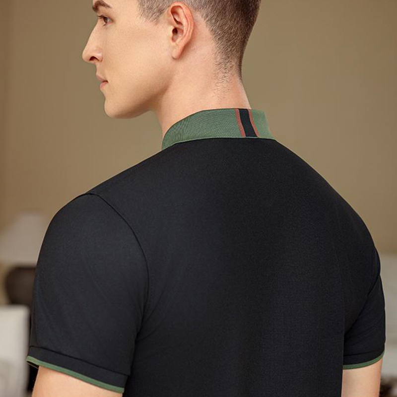 เสื้อโปโลบล็อคสี - พิมพ์โลโก้ฟ - Embroidery Uniforms บทวิจารณ์และราคา