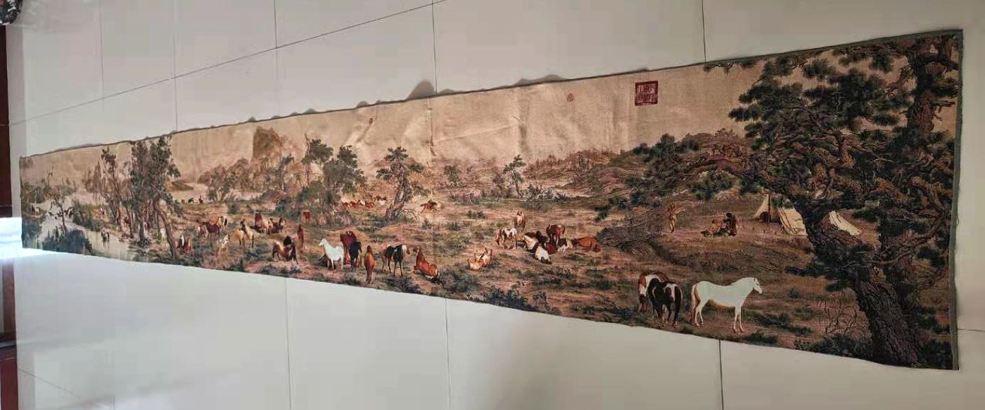 5M Super ขนาดจีนผ้าไหมเย็บปักถ - Embroidery Horse บทวิจารณ์และราคา