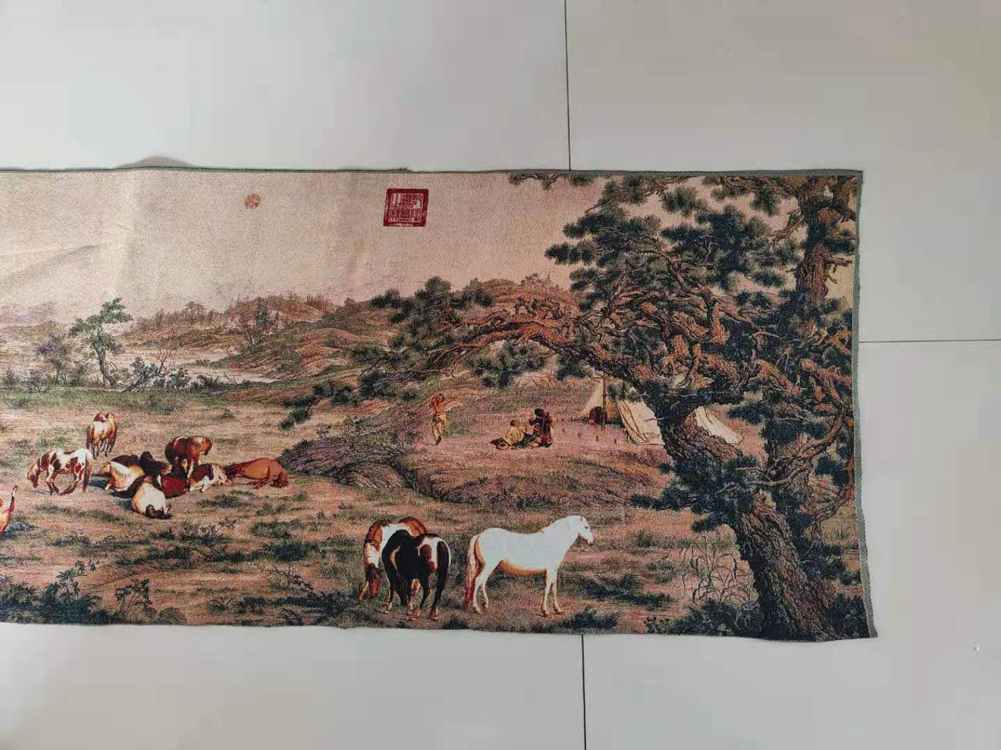 5M Super ขนาดจีนผ้าไหมเย็บปักถ - Embroidery Horse บทวิจารณ์และราคา