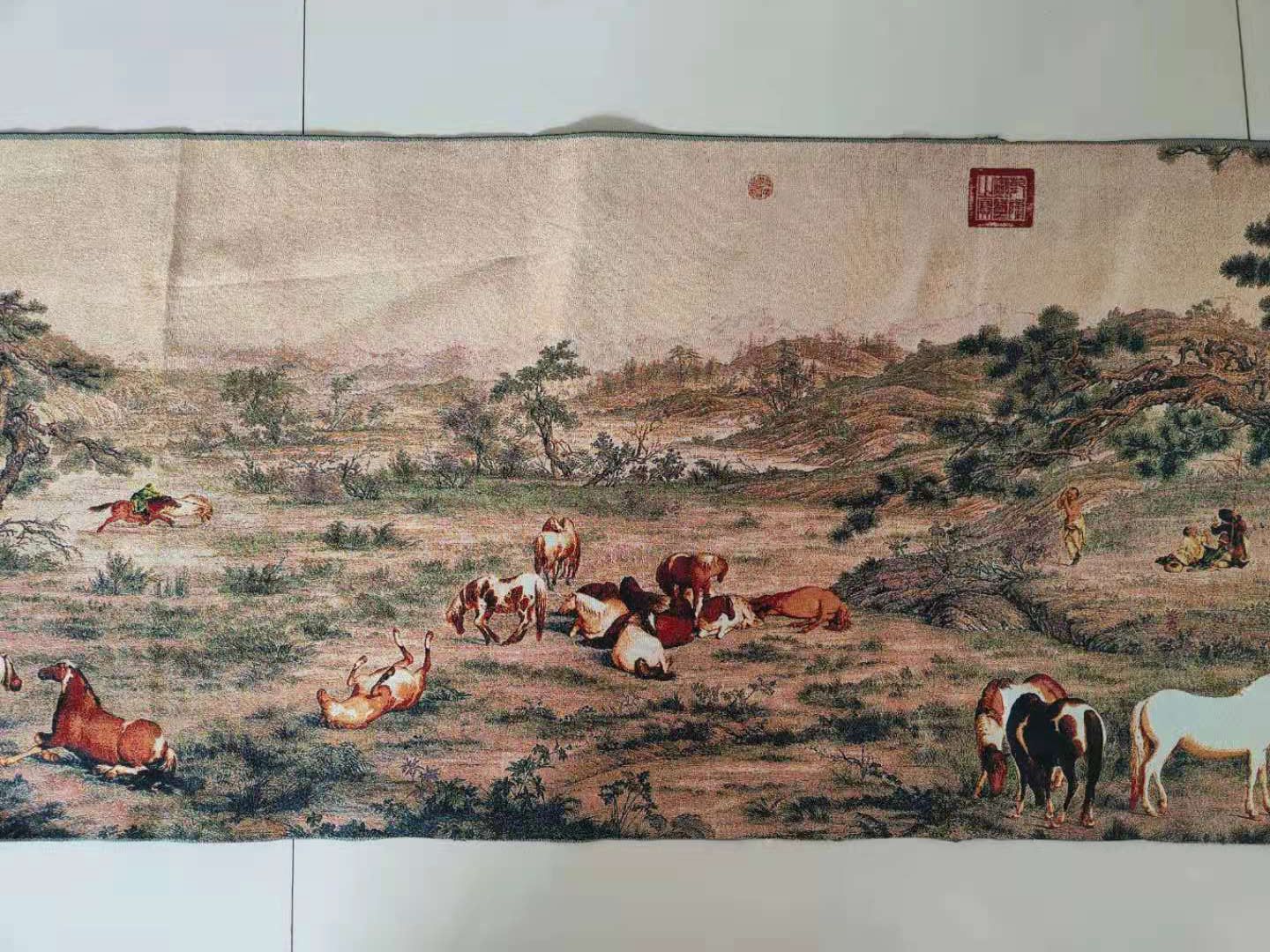 5M Super ขนาดจีนผ้าไหมเย็บปักถ - Embroidery Horse บทวิจารณ์และราคา