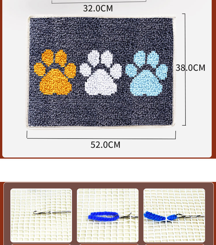 ชุดอุปกรณ์ปักผ้าแบบ Latch Hook - Embroidery Horse บทวิจารณ์และราคา