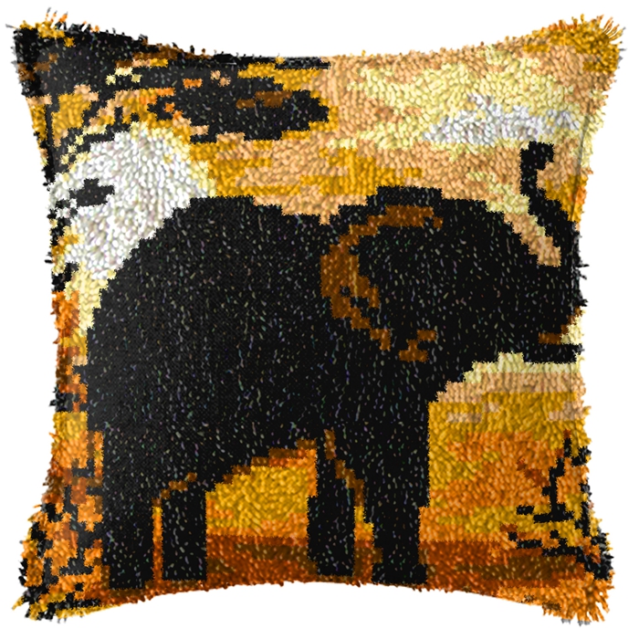 ช้างม้าสัตว์ Latch Hook ชุด Sm - Embroidery Horse บทวิจารณ์และราคา