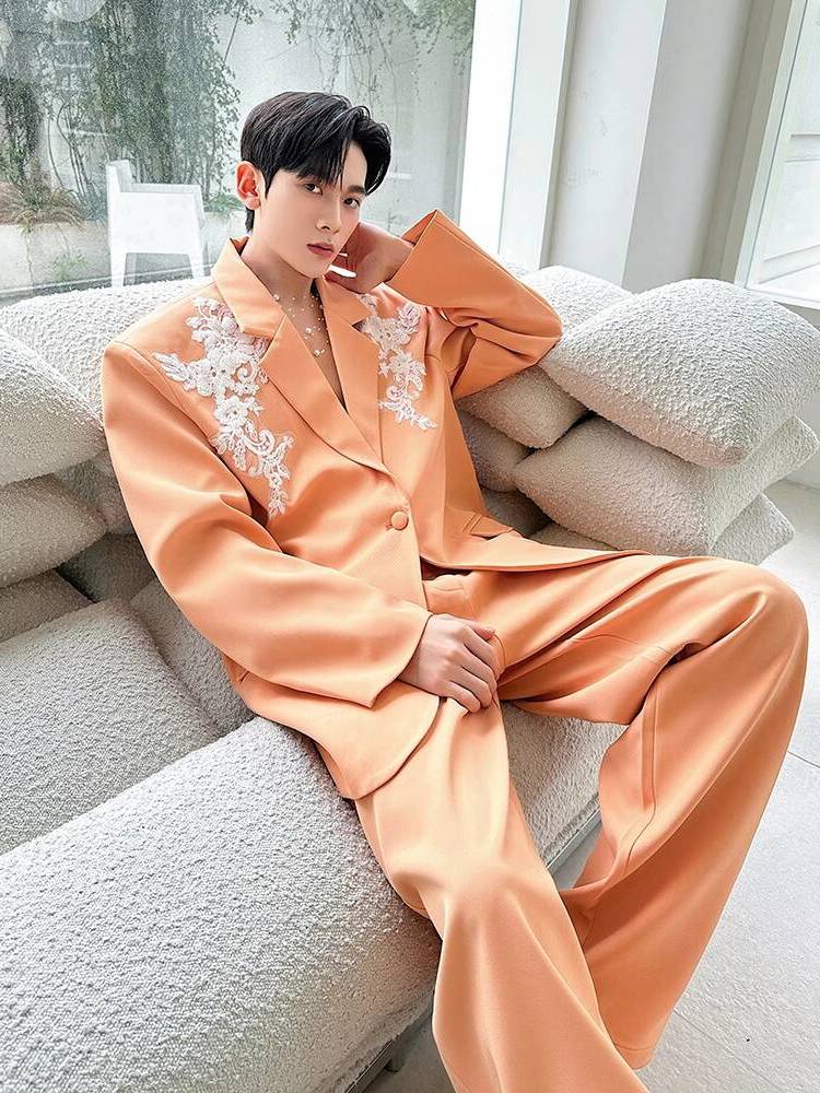 LUZHEN ชุดสูทสองชิ้นสไตล์หรูหร - Embroidery Fashion บทวิจารณ์และราคา