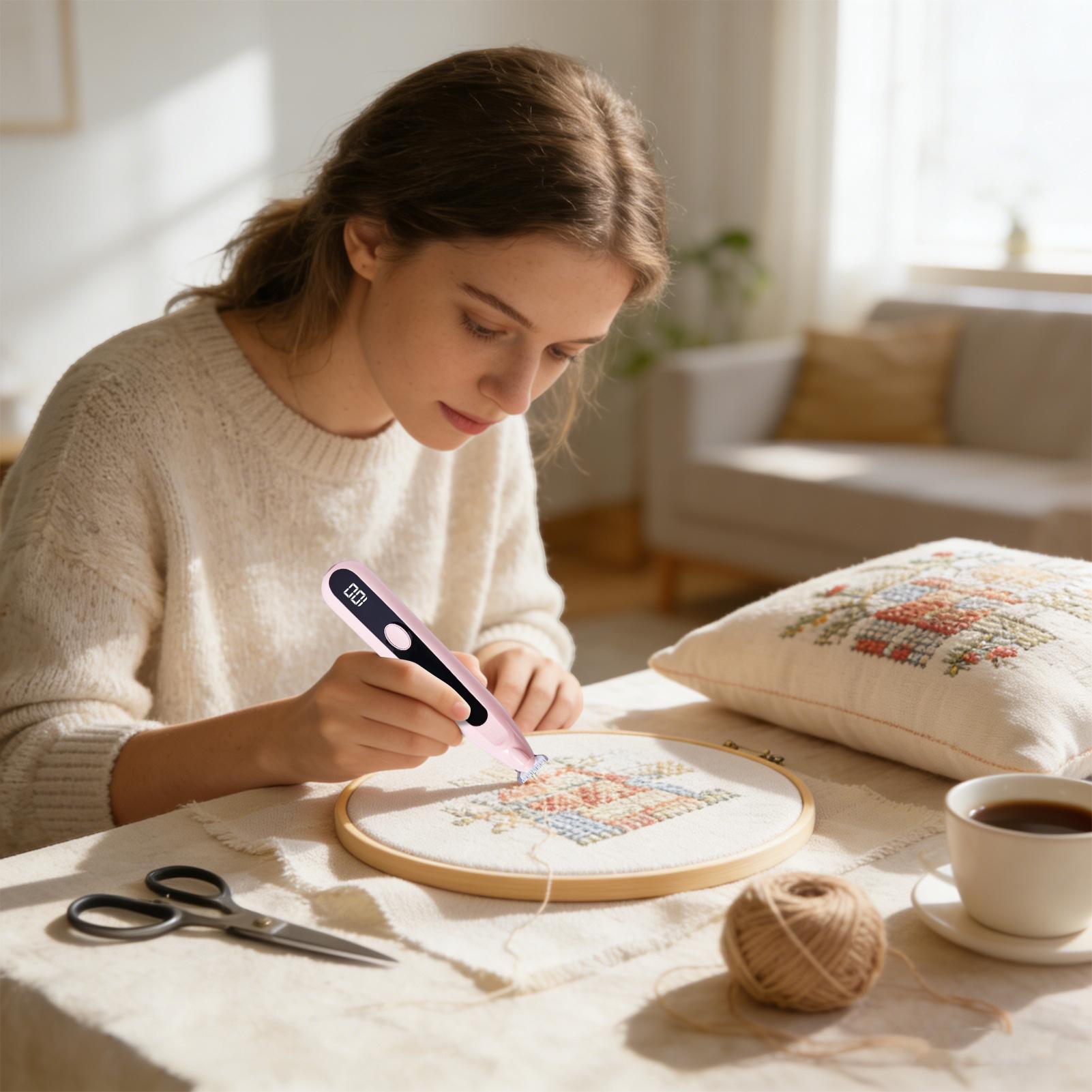 เครื่องมือลอกตะเข็บไฟฟ้า อุปกร - Embroidery Artist บทวิจารณ์และราคา